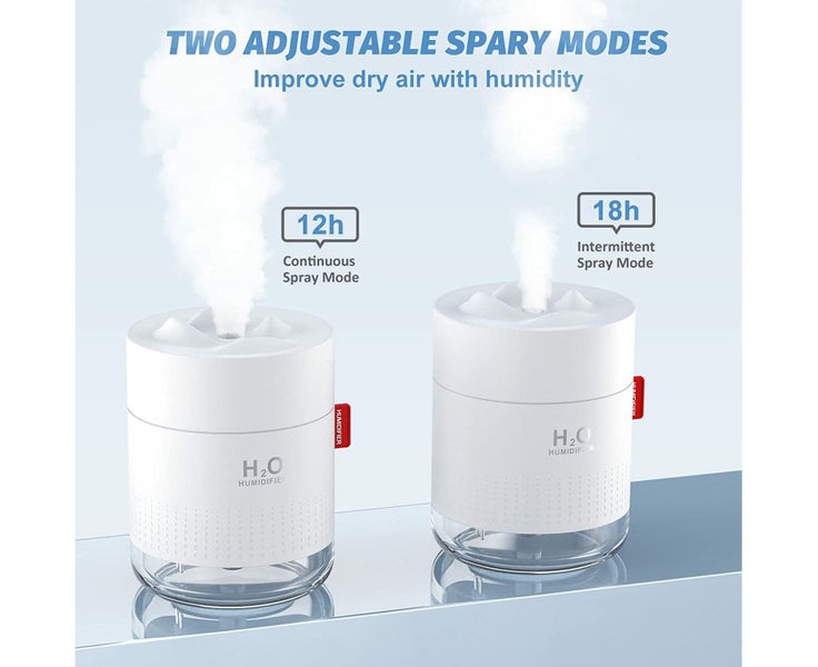 Humidifier 500ml Cool Mist Humidifiers Air Humidifier Ultrasonic Quiet Humidi Carousel 6
