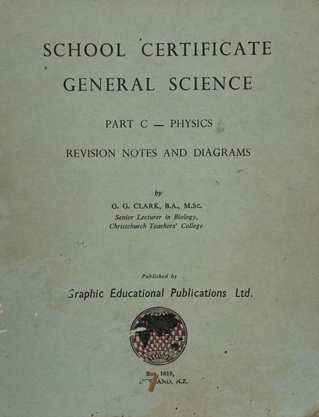 SCHOOL CERTIFICATE - GENERAL SCIENCE: Part C Physics circa 1960s Carousel 1