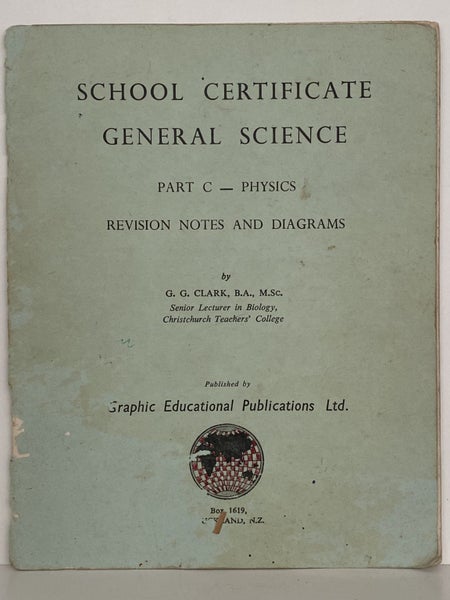 SCHOOL CERTIFICATE - GENERAL SCIENCE: Part C Physics circa 1960s Carousel 2