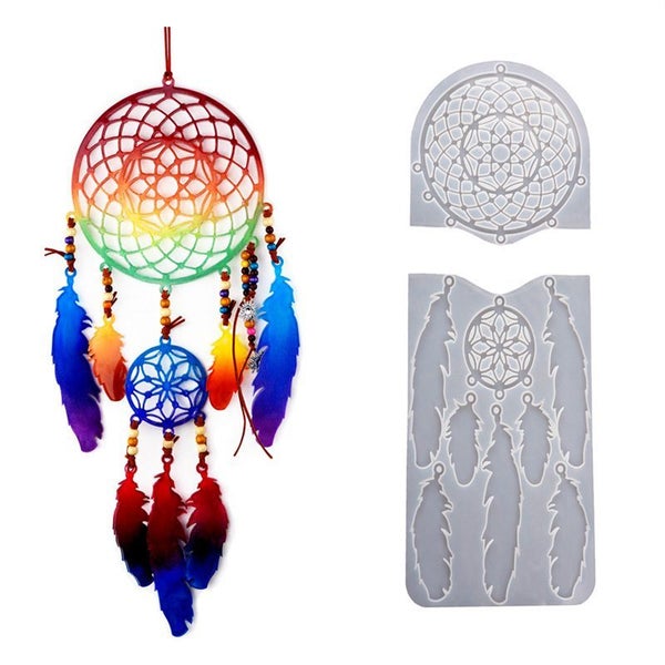 Dream Catcher Epoxy Resin Moulds Silicone Molds Carousel 2