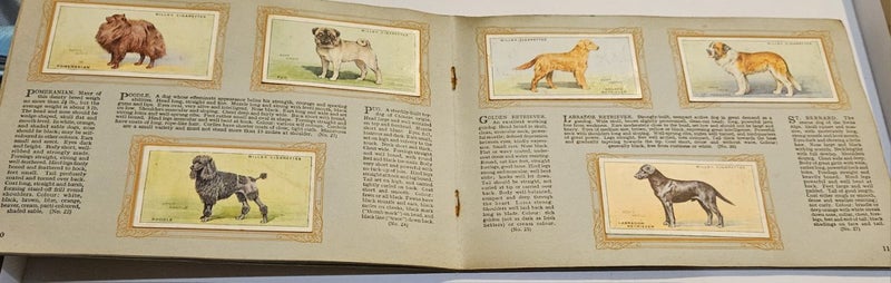 Full set (50)1937 WD HO Wills Dogs in album Carousel 1