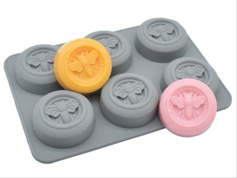 Honey Bee Silicone Mould Soap Cake Mold 2 Pack Carousel 1
