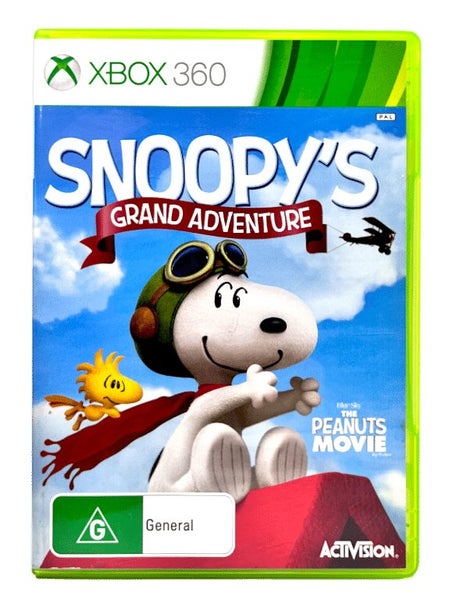 Charlie Brown: SNOOPY'S GRAND ADVENTURE (Xbox 360) *MINT COMPLETE* Carousel 1