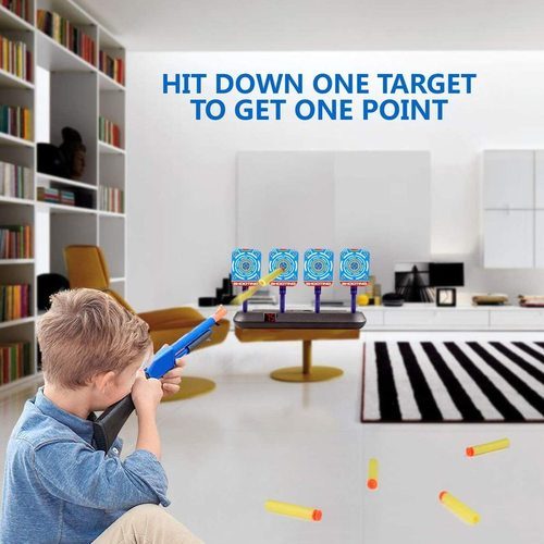 Shooting Target for Nerf Gun Electronic Scoring Auto Reset Targets Carousel 2