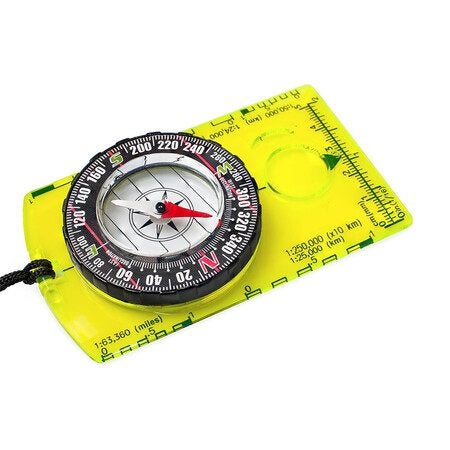 Orienteering Compass, Advanced Scout Compass for Hiking Camping Green Carousel 1
