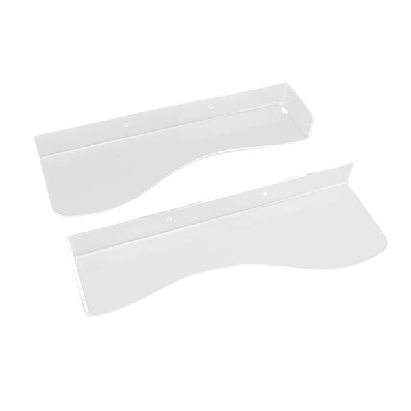 floating sneaker shelf 2pcs Floating Shoe Display Shelf Space Saving Acrylic Carousel 1