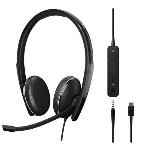 EPOS 1000906 ADAPT 165T USB-C II Stereo Headset - MS Teams & 3.5mm by Sennheiser Carousel 1