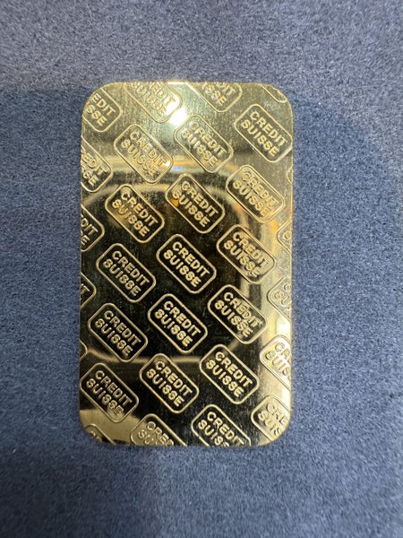 Credit Suisse 1 Ounce Gold Bar Carousel 2