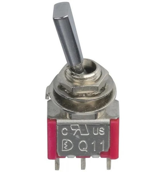 SPDT Flattened Actuator Mini Toggle Switch ST0546 Carousel 1