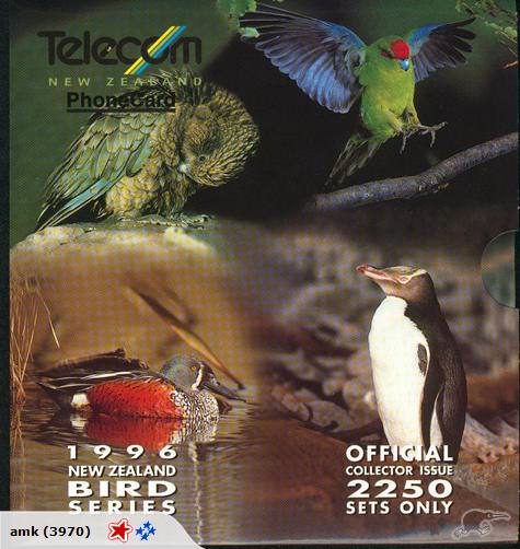 CP-47. NZ - Collector Pack - 1996 NZ Birds Carousel 1