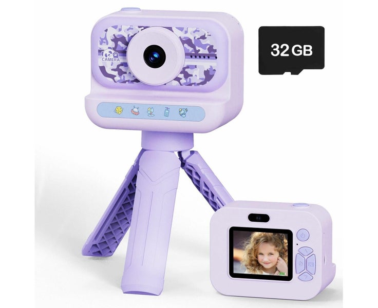 Kids Camera, Electronic Digital Camera with 32G SD card- with stand Carousel 1