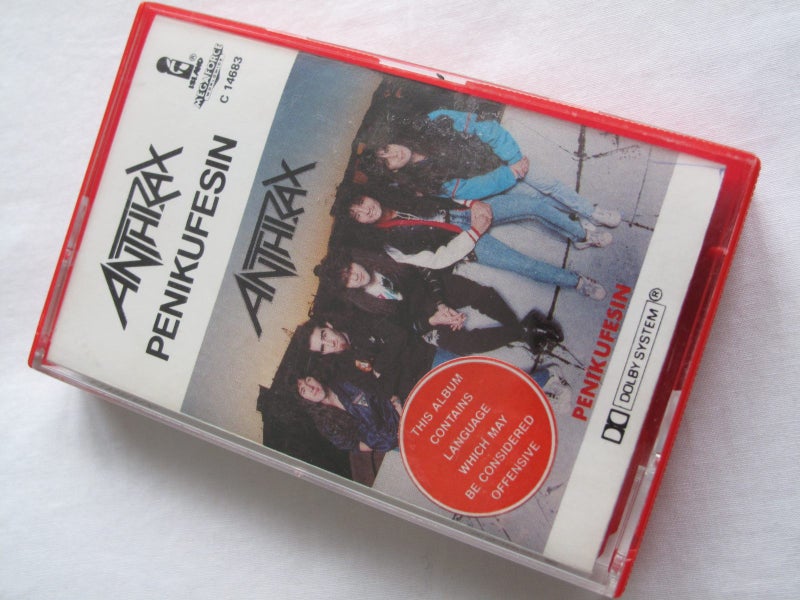 ANTHRAX - Penikufesin - RED Cassette Tape :) Carousel 1