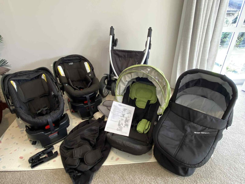 Britax/Steelcraft Travel System - Capsules, Basinette, Stroller Carousel 1
