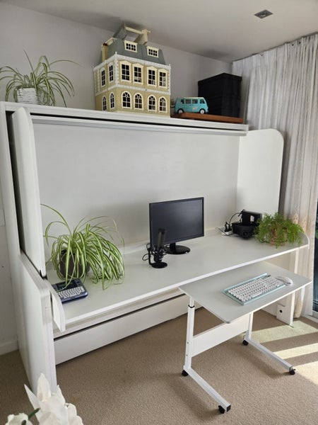 HiddenBed - Desk Bed (Double) Carousel 1
