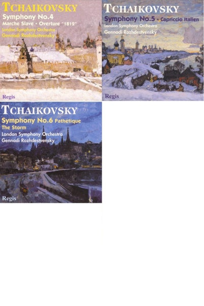 TCHAIKOVSKY: Symphonies Nos. 4, 5 & 6 - Gennady Rozhdestvensky [3 CD's] Carousel 1