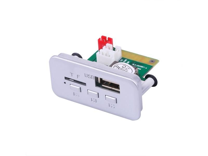 12V Mini Wireless Bluetooth 5.0 MP3 Decoder Board Audio Module W USB FM TF Carousel 1