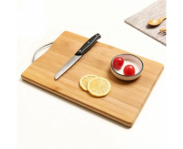 Large Bamboo Chopping Board for Kitchen Serving Cutting Boards Set Wooden Woo Carousel 5