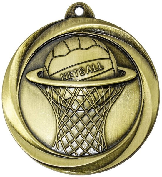 3D Netball Medal Including Engraving Carousel 1