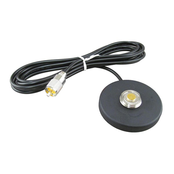 Larsen Commercial Antenna Mount, NMO, 3.5 in. Diameter, 12 ft. RG-58 Cable Carousel 1
