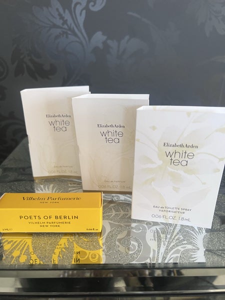 Elizabeth Arden White tea perfume minis and Poets of Berlin - new Carousel 1