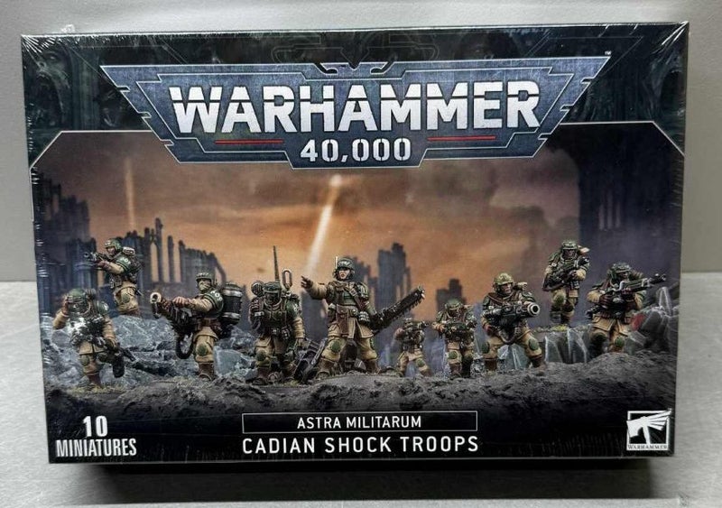 WARHAMMER- ASTRA MILITARUM CADIAN SHOCK TROOPS Carousel 1