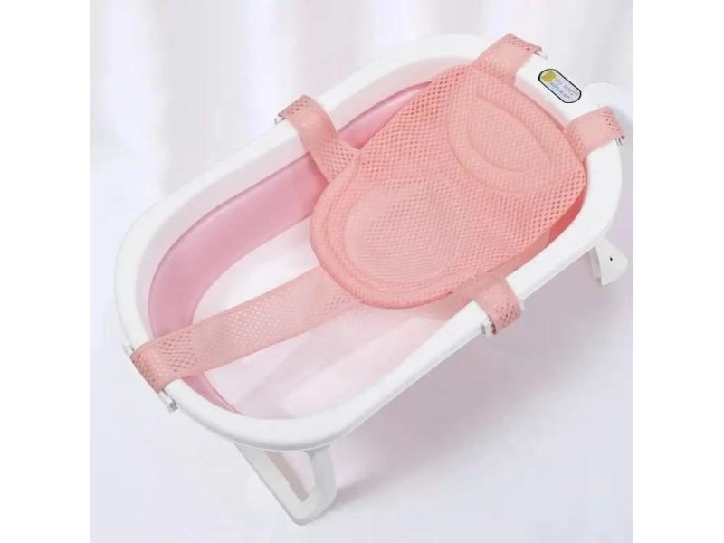 Neugeborenen Einstellbare Badewanne Kissen Sitzkissen Kreuz-förmigen Anti-slip Carousel 1