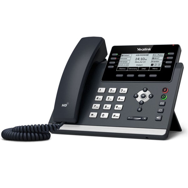 Yealink T43U 12-Line IP Desk Phone with 3.7" Screen - WiFi Via WF40/WF50 - Carousel 2