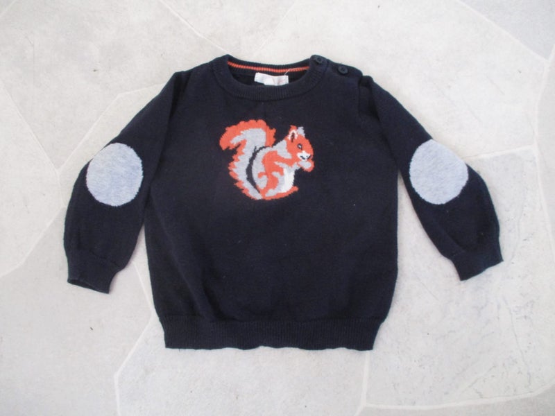 Plum navy squirrel l/s jersey Carousel 1