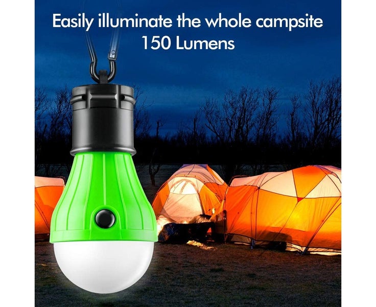4pcs LED Camping Lantern Rechargeable, Power Bank 2400mAh, Solar Camping Lights Carousel 2