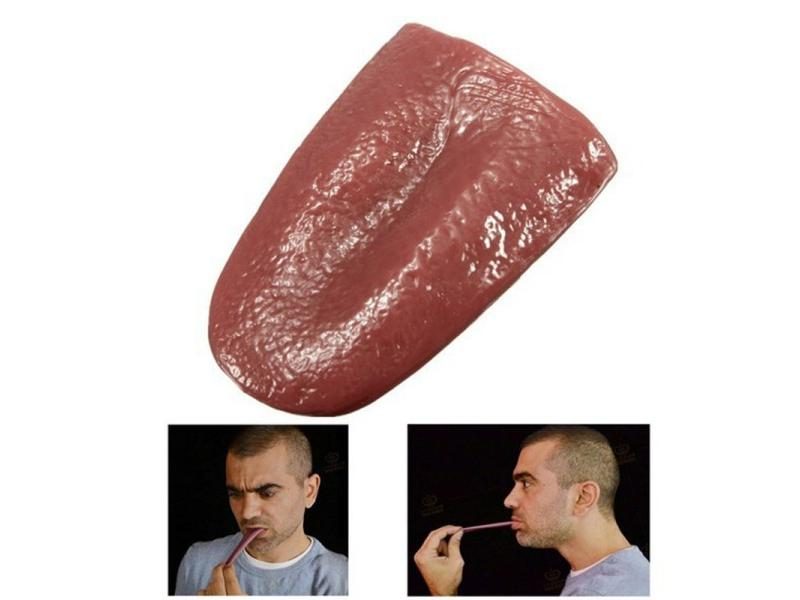 New Horror Funny Magic Tricks Whole Person False Simulation Tongue Carousel 1