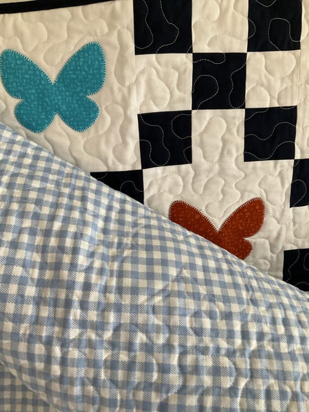 Baby quilt Carousel 2