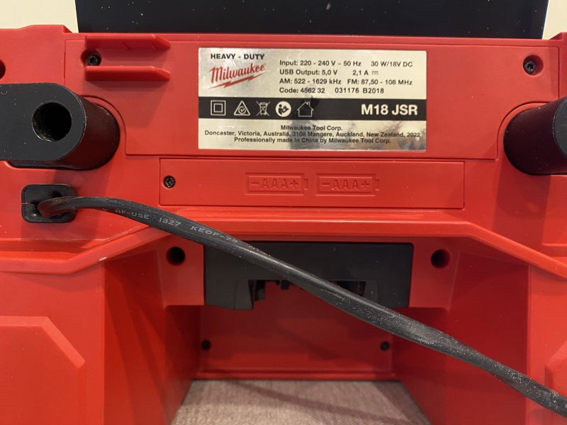 Milwaukee Job Site Radio M18 JSR Carousel 2