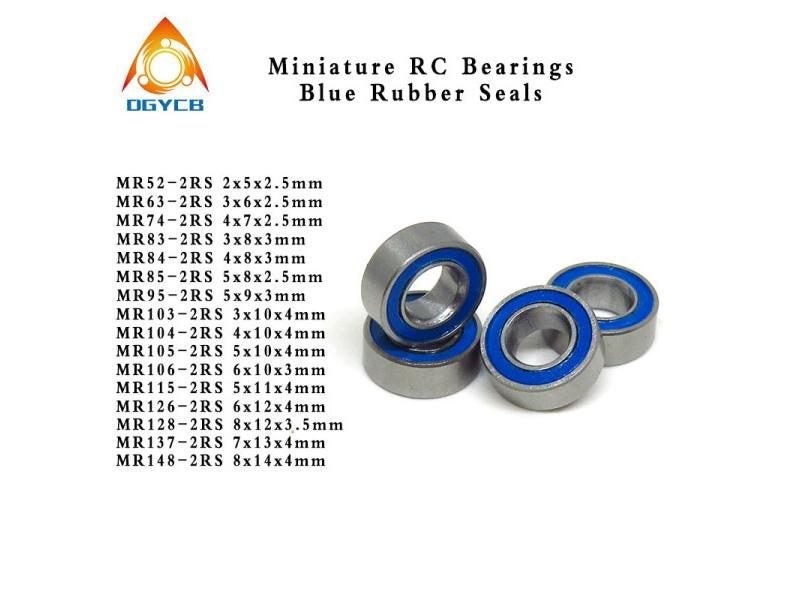 10pcs 5x12x4mm Miniature Deep Groove Ball Bearings Carousel 2