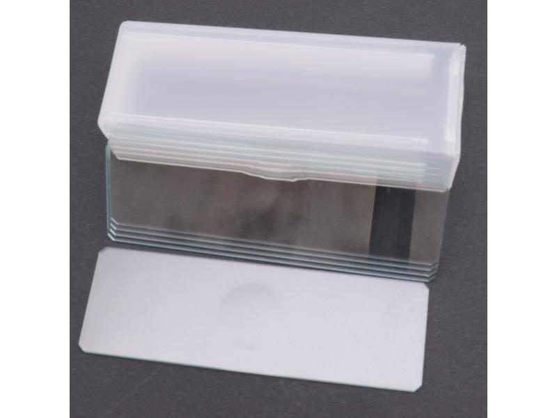 5Pcs 1mm Thickness Cavity Glass Coverslips Single Concave Microscope Glass Carousel 1