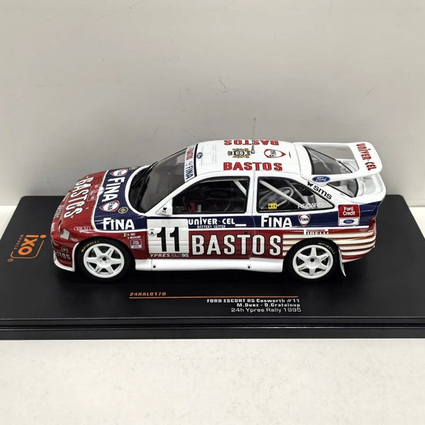 IXO 1:24 Scale FORD ESCORT RS COSWORTH #11 1995 Simulation Alloy Car Model Carousel 2