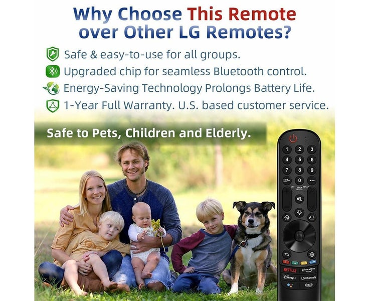 LG TV Remote Replacement for All LG Smart TVs, for LG Magic Remote Control MR Carousel 8