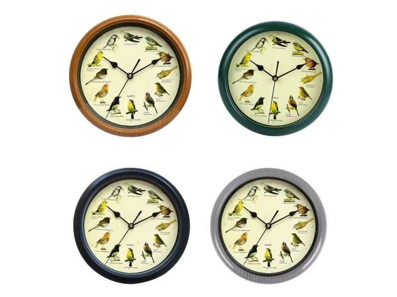 Wall Hanging Clock Decor Singing Bird Wall Clock Bird Clock With Sound Hanging Carousel 2