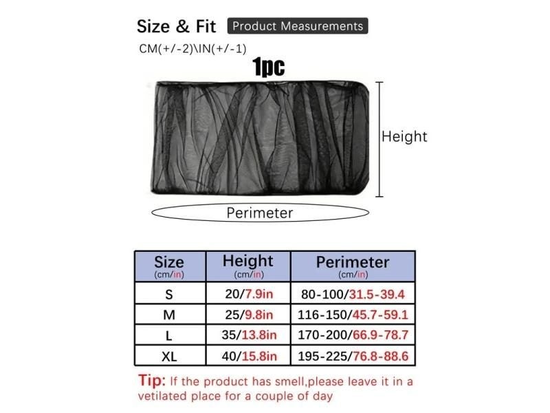 Adjustable Bird Cage Net Cover Birdcage Seed Feather Catcher Soft Skirt Guard Carousel 1