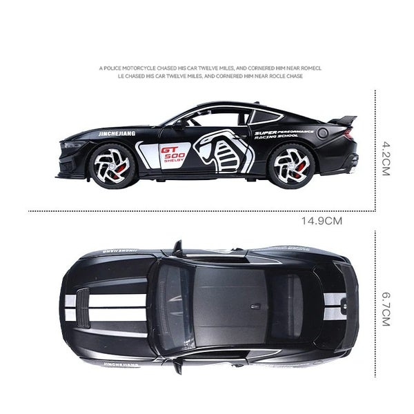 1: 32 Mustang GT500 Fast & Furious Alloy Car Model Diecasts Toy With Sound Carousel 6