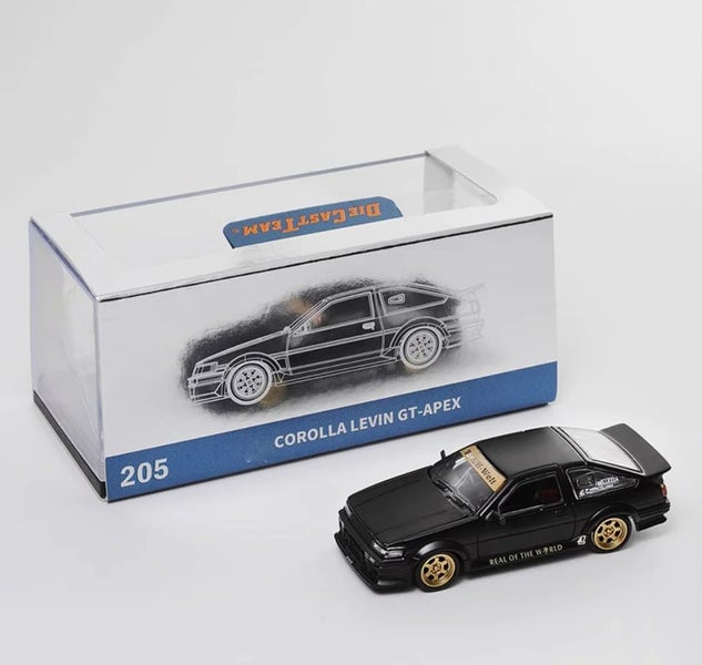 DCT 1:64 AE86 Wide-body Simulation Alloy Model Gifts Decoration Collection Carousel 14