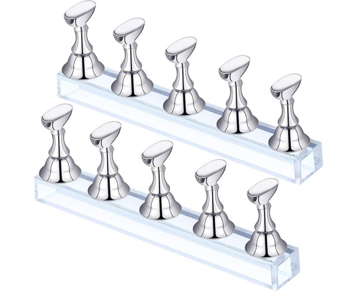 Magnetic Nail Tips Holder, Chess Board Stand, Nail Art Display Stand, Flexibl Carousel 1