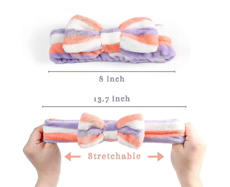 Makeup Headbands, 8pcs Headband For Washing Face Spa Headband Fluffy Headband Carousel 2