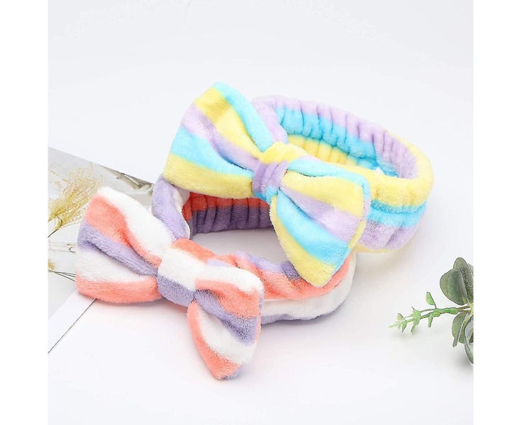 Makeup Headbands, 8pcs Headband For Washing Face Spa Headband Fluffy Headband Carousel 5