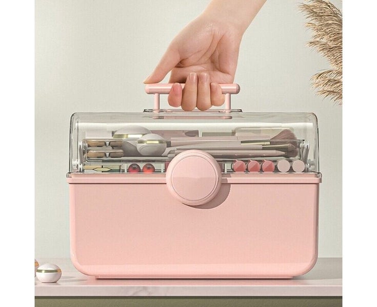 Makeup Organizer for Cosmetic Large Capacity Layering Storage Box Desktop Mak Carousel 3