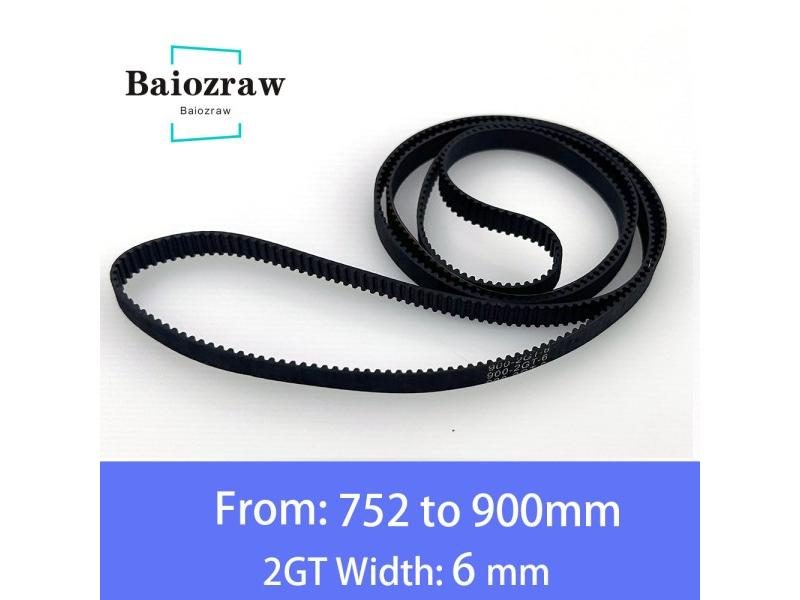 3D Printer Parts GT2 6mm Closed Loop Rubber Timing Belt 752 760 782 784 800 810 Carousel 1