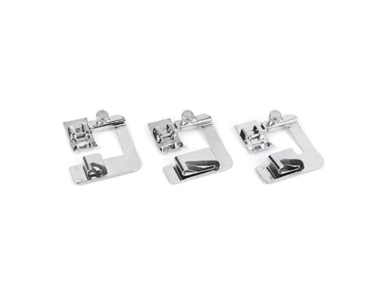Presser Foot Stainless Steel 3 Size 1/2 Inch 3/4 Inch 1 Inch For Brother Singer Carousel 1