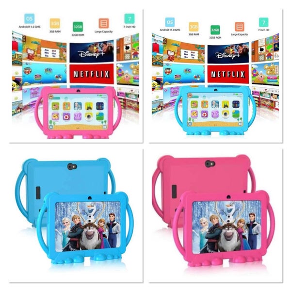 Kids 7” Android Tablet - Blue or Pink Available Carousel 1