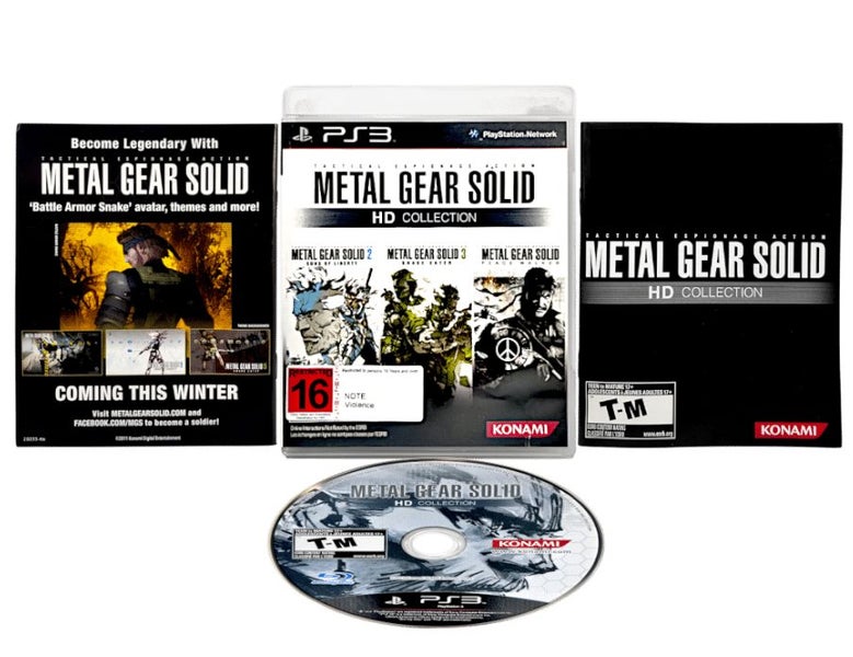 Metal Gear Solid: HD Collection (PS3 - RARE) *MINT COMPLETE* Carousel 1