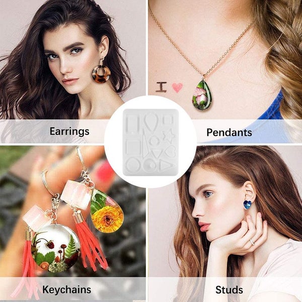 Jewelry Molds Earrings Epoxy Resin Moulds Silicone Mold Carousel 2