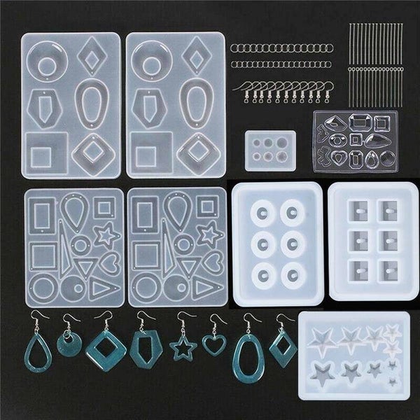 Jewelry Molds Earrings Epoxy Resin Moulds Silicone Mold Carousel 20